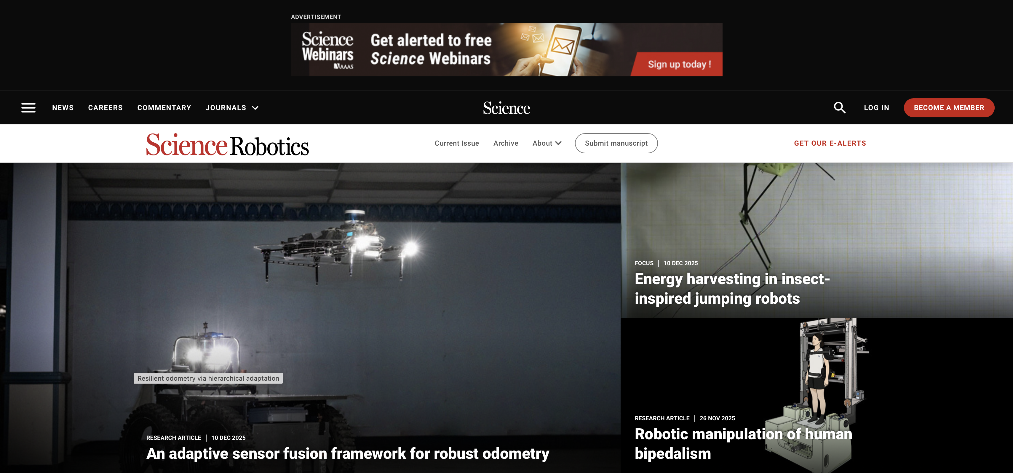 Science Robotics Feature